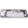 Mid-Frame Housing  W/ Charging Port Flex & Small Parts  For iPhone 14 Plus (US Version) (Used OEM Pull: Grade C) (Purple)