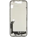 Mid-Frame Housing  W/ Charging Port Flex & Small Parts  For iPhone 14 Plus (US Version) (Used OEM Pull: Grade C) (Starlight)