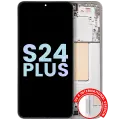 OLED Assembly With Frame For Samsung Galaxy S24 Plus 5G (US & International Version) (Service Pack) (Marble Grey)