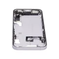 Mid-Frame Housing  W/ Charging Port Flex & Small Parts  For iPhone 14 (EU / Global Version) (Used OEM Pull: Grade B) (Purple)