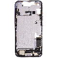 Mid-Frame Housing  W/ Charging Port Flex & Small Parts  For iPhone 14 (EU / Global Version) (Used OEM Pull: Grade C) (Purple)