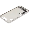 Mid-Frame Housing  W/ Charging Port Flex & Small Parts  For iPhone 14 (US Version) (Used OEM Pull: Grade A) (Starlight)