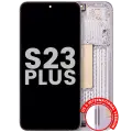 OLED Assembly With Frame For Samsung Galaxy S23 Plus 5G (US & International) (Used OEM Pull: Grade A) (Lavender)