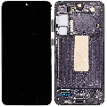 OLED Assembly With Frame For Samsung Galaxy S23 Plus 5G (US & International) (Used OEM Pull: Grade B/C) (Phantom Black)