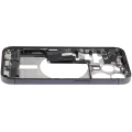 Mid-Frame Housing  W/ Charging Port Flex & Small Parts  For iPhone 15 Pro (EU / Global Version) (Used OEM Pull: Grade C) (Black Titanium)