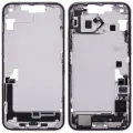 Mid-Frame Housing  W/ Charging Port Flex & Small Parts  For iPhone 14 Plus (EU / Global Version) (Used OEM Pull: Grade C) (Purple)