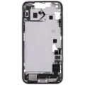 Mid-Frame Housing  W/ Charging Port Flex & Small Parts  For iPhone 14 Plus (EU / Global Version) (Used OEM Pull: Grade B) (Purple)
