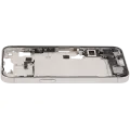 Mid-Frame Housing  W/ Charging Port Flex & Small Parts  For iPhone 14 (EU / Global Version) (Used OEM Pull: Grade B) (Starlight)