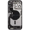 Back Housing W/ Charging Port Flex & Small Parts  For iPhone 14 Pro Max (US Version) (Used OEM Pull: Grade C) (Deep Purple)