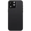 Back Housing W/ Charging Port Flex & Small Parts  For iPhone 14 Pro Max (US Version) (Used OEM Pull: Grade C) (Space Black)