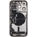 Back Housing W/ Charging Port Flex & Small Parts  For iPhone 14 Pro (EU / Global Version) (Used OEM Pull: Grade B) (Gold)