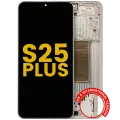 OLED Assembly With Frame For Samsung Galaxy S25 Plus 5G  (US & International Version) (Refurbished) (Pink Gold)