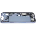 Mid-Frame Housing  W/ Charging Port Flex & Small Parts  For iPhone 14 Plus (US Version) (Used OEM Pull: Grade C) (Blue)