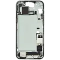 Mid-Frame Housing  W/ Charging Port Flex & Small Parts  For iPhone 15 Plus (US Version) (Used OEM Pull: Grade A) (Green)