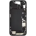 Mid-Frame Housing  W/ Charging Port Flex & Small Parts  For iPhone 15 Plus (US Version) (Used OEM Pull: Grade B) (Black)