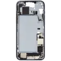 Mid-Frame Housing  W/ Charging Port Flex & Small Parts  For iPhone 15 Plus (US Version) (Used OEM Pull: Grade B) (Blue)