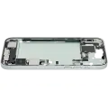 Mid-Frame Housing  W/ Charging Port Flex & Small Parts  For iPhone 15 Plus (US Version) (Used OEM Pull: Grade C) (Green)
