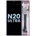 OLED Assembly With Frame For Samsung Galaxy Note 20 Ultra 5G (Service Pack) (Mystic Bronze)
