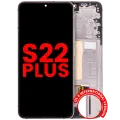 OLED Assembly With Frame For Samsung Galaxy S22 Plus 5G (US & International Version) (Aftermarket Plus) (Pink Gold / Violet)
