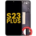 OLED Assembly With Frame For Samsung Galaxy S23 Plus 5G (US & International) (Refurbished) (Phantom Black)