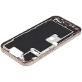 Mid-Frame Housing  W/ Charging Port Flex & Small Parts  For iPhone 16 Pro (US Version) (Used OEM Pull: Grade C) (Desert Titanium)