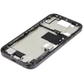 Mid-Frame Housing  W/ Charging Port Flex & Small Parts  For iPhone 16 Pro (US Version) (Used OEM Pull: Grade C) (Black Titanium)