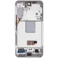 OLED Assembly With Frame For Samsung Galaxy S22 5G (Service Pack) (White)