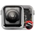 Housing Assembly Compatible For Watch Series 5 (40MM) (Used OEM Pull: Grade A) (Aluminum/Silver) (GPS Version)