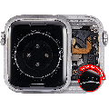 Housing Assembly Compatible For Watch Series 6 (40MM) (Used OEM Pull: Grade A) (Aluminum/Silver) (Cellular Version)