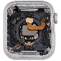 Housing Assembly Compatible For Watch Series 6 (40MM) (Used OEM Pull: Grade A) (Aluminum/Silver) (Cellular Version)