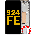 OLED Assembly With Frame For Samsung Galaxy S24 FE 5G (US & International Version) (Refurbished) (Gray)