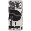 Back Housing W/ Charging Port Flex & Small Parts  For iPhone 12 (EU / Global Version) (Used OEM Pull: Grade B) (White)