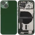 Back Housing W/ Charging Port Flex & Small Parts  For iPhone 13 (US Version) (Used OEM Pull: Grade C) (Green)