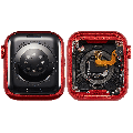 Housing Assembly Compatible For Watch Series 6 (40MM) (Used OEM Pull: Grade A) (Aluminum/Red) (GPS Version)