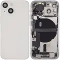 Back Housing W/ Charging Port Flex & Small Parts  For iPhone 13 Mini (EU / Global Version) (Used OEM Pull: Grade A) (Starlight)