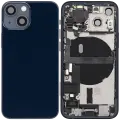 Back Housing W/ Charging Port Flex & Small Parts  For iPhone 13 Mini (EU / Global Version) (Used OEM Pull: Grade B) (Midnight)