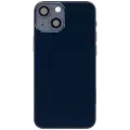 Back Housing W/ Charging Port Flex & Small Parts  For iPhone 13 Mini (EU / Global Version) (Used OEM Pull: Grade C) (Midnight)