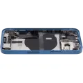 Back Housing W/ Charging Port Flex & Small Parts  For iPhone 13 Mini (US Version) (Used OEM Pull: Grade A) (Blue)