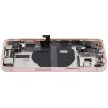 Back Housing W/ Charging Port Flex & Small Parts  For iPhone 13 Mini (US Version) (Used OEM Pull: Grade A) (Pink)