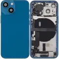 Back Housing W/ Charging Port Flex & Small Parts  For iPhone 13 Mini (US Version) (Used OEM Pull: Grade C) (Blue)