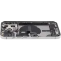 Back Housing W/ Charging Port Flex & Small Parts  For iPhone 13 Pro (EU / Global Version) (Used OEM Pull: Grade C) (Silver)