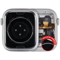 Housing Assembly Compatible For Watch Series 9 (45MM) (Aluminum/Silver) (Cellular Version)