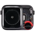 Housing Assembly Compatible For Watch Series SE 1st (44MM) (Used OEM Pull: Grade A) (Aluminum/Space Black) (Cellular Version)