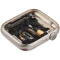 Housing Assembly Compatible For Watch Series 7 (45MM) (Used OEM Pull: Grade A) (Aluminum/Starlight) (GPS Version)