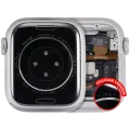 Housing Assembly Compatible For Watch Series 8 (41MM) (Aluminum/Silver) (Cellular Version)