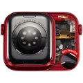 Housing Assembly Compatible For Watch Series 8 (41MM) (Aluminum/Red) (GPS Version)