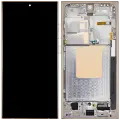 OLED Assembly With Frame For Samsung Galaxy S24 Ultra (Service Pack) (Titanium Yellow)