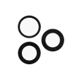 Back Camera Lens (Glass Only) With Adhesive For iPhone 17 Pro / 17 Pro Max (3 Piece Set) (Aftermarket Plus)