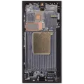 OLED Assembly With Frame For Samsung Galaxy S24 Ultra (US & International Version) (Aftermarket Plus) (Titanium Black)