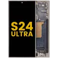 OLED Assembly With Frame For Samsung Galaxy S24 Ultra (Refurbished) (Titanium Gray)